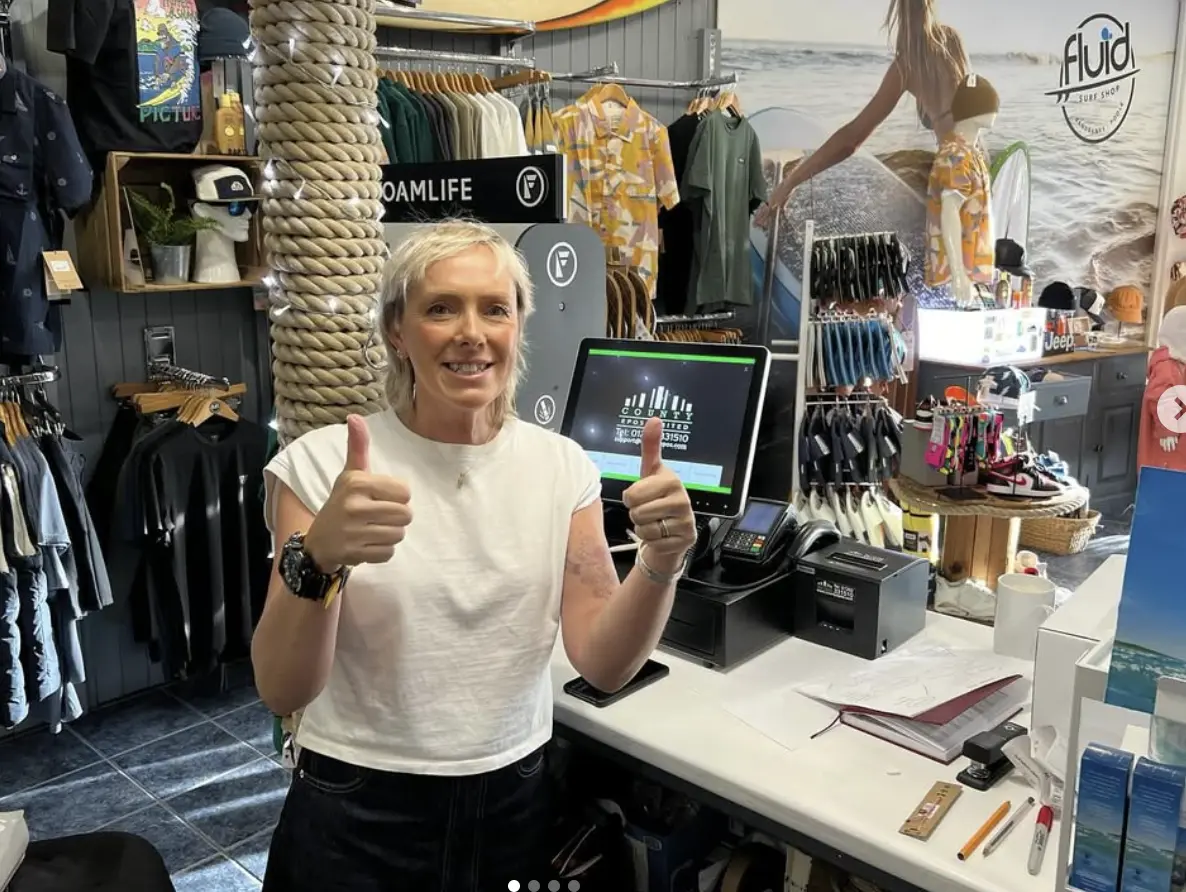 Retail customer using County EPOS